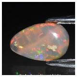 0.90ct 9.8x6.3mm Pear Cabochon Natural Opal - Spec
