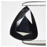 0.84ct 7x5.5mm Trillion Natural Deep Blue Spinel -