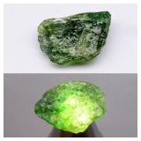19.66ct 21.5x16.5mm Rough Natural Green Grossular