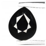 0.83ct 6x5mm VS Pear Natural Dark Blue Spinel - Ta