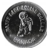 1983 Banff Lake Louise Canada Trade Dollar