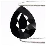 0.75ct 6x4.7mm VS Pear Natural Dark Purple Spinel