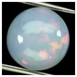 Round Cab AAA Floral Flash Play Of Color Crystal F
