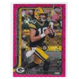 Jordan Love #109 Pink Xfractor 2025