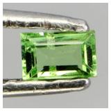 Baguette Cut Natural Unheated Tsavorite Garnet 0.2