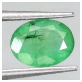 Oval Cut Natural Unheated Top Rich Green Emerald Z