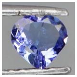 Heart Shape Cut 100% Natural Top Rich Violet Blue