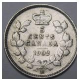 Canada 5 Cents 1902H