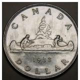Canada Silver Dollar 1938
