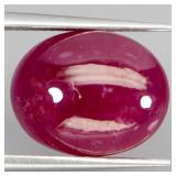 Oval Cab Natural Red Ruby Mozambique 13.01ct 16x12