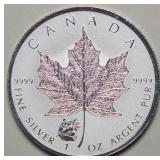 Canada $5 2016 Maple Leaf Silver Bullion Panda pri