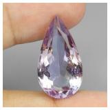 Pear Cut Natural Unheated Bi Color Purple Yellow A