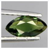 Marquise Natural Top Rich Green Yellow Sapphire Au