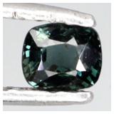 Antique Cut Natural Bluish Green Spinel Unheated B