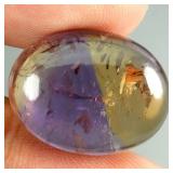 Oval Cab Natural Bi Color Purple Yellow Ametrine B