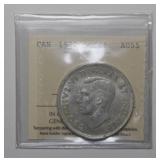 ICCS Canada Dollar 1939 AU-55