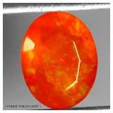 Oval Cut 100% Natural AAA Hot Rainbow Orange Fire