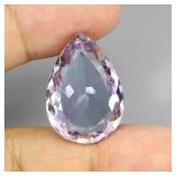 Pear Cut Natural Unheated Top Pink Amethyst Bolivi