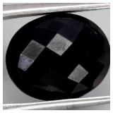 Oval Cut With Checker Board Table Unheated Black S