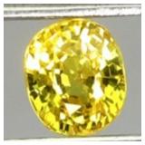 Oval Cut Natural Top Rich Yellow Sapphire Australi