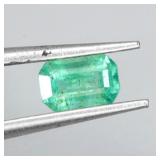 Emerald Cut Natural Unheated Top Rich Green Emeral