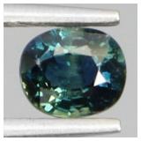 Oval Cut Natural Top Green Blue Sapphire Australia
