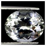 Oval Cut Natural Unheated White Topaz Brazil 7.80