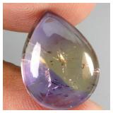 Pear Cab Natural Bi Color Purple Yellow Ametrine B