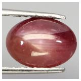 Oval Cabochon Natural Red Ruby Mozambique 6.43ct 1