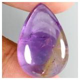 Pear Cab Natural Bi Color Purple Yellow Ametrine B