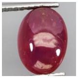 Oval Cabochon Natural Red Ruby Mozambique 5.80ct 1