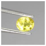 Oval Cut Natural Top Rich Yellow Sapphire Australi