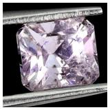 Emerald Cut Natural Unheated Pink Kunzite Afghanis