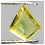Fancy Cut Natural Green Yellow Sapphire Australia