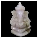 18.80ct 23x15mm Ganesha Carving Natural Lavender J