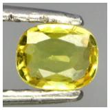 Antique Cut Natural Top Rich Yellow Sapphire Austr