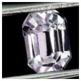 Octagon Natural Unheated Pink Kunzite Afghanistan
