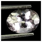 Oval Natural Unheated Light Pink Morganite Madagas