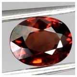 Oval Cut Natural Unheated Top Orange Zircon Tanzan