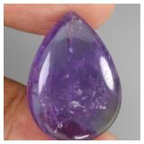 Pear Cab Natural Bi Color Purple Yellow Ametrine B