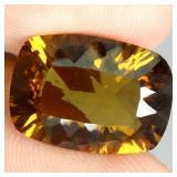 Antique Concave Cut Natural Top Orangey Yellow Cit