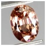 Oval Cut Natural Unheated Top Orange Zircon Tanzan