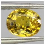 Oval Cut Natural Top Rich Yellow Sapphire Australi