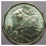 Canada $ 2014 Birthday  Uncirculated