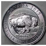 Canada $8 1.25oz Silver Bullion 2015 Canadian Silv