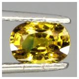 Antique Cut Natural Green Yellow Sapphire Australi