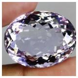 Oval Cut Natural Unheated Top Pink Amethyst Bolivi