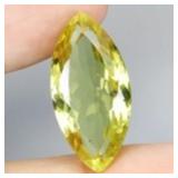 Marquise Cut Natural Unheated Top Lemon Quartz Bra