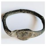 Ancient Roman A.D.200-300 bronze ring 22mm