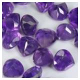 Heart Cut Natural Top Rich Purple Amethyst Uruguay